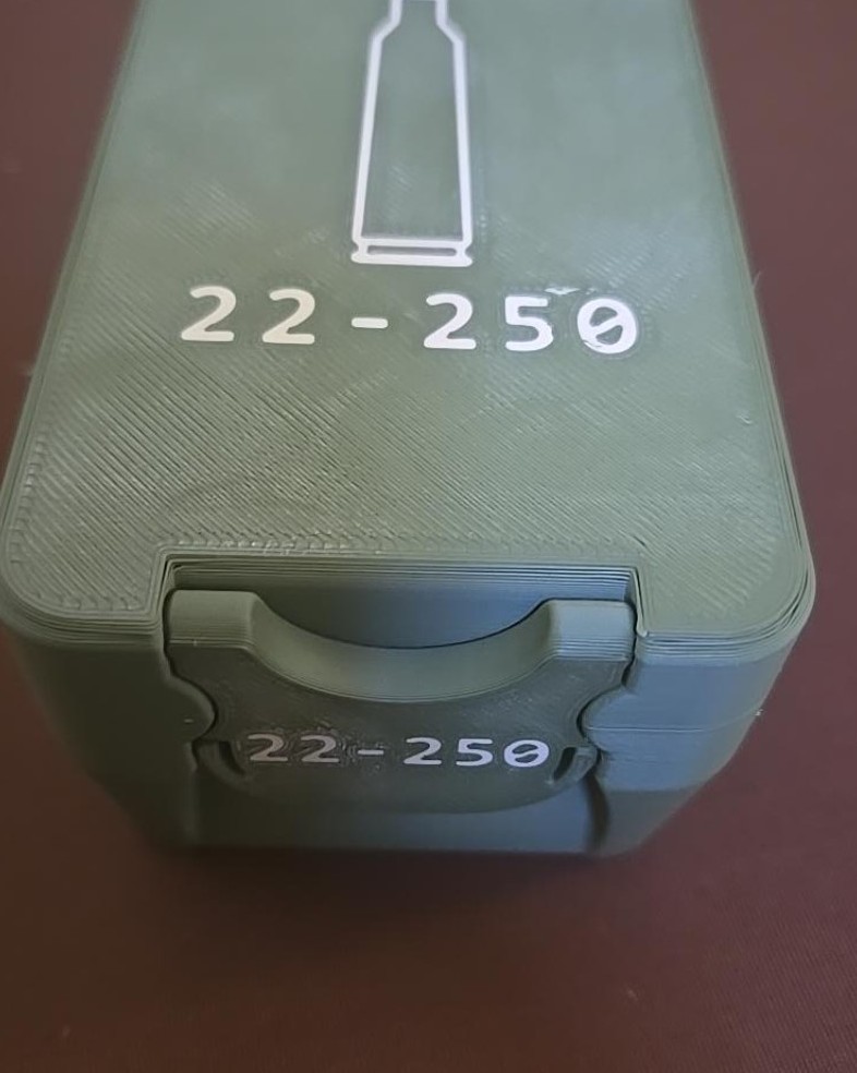 BRT .22-250 Rem OD Green box closed