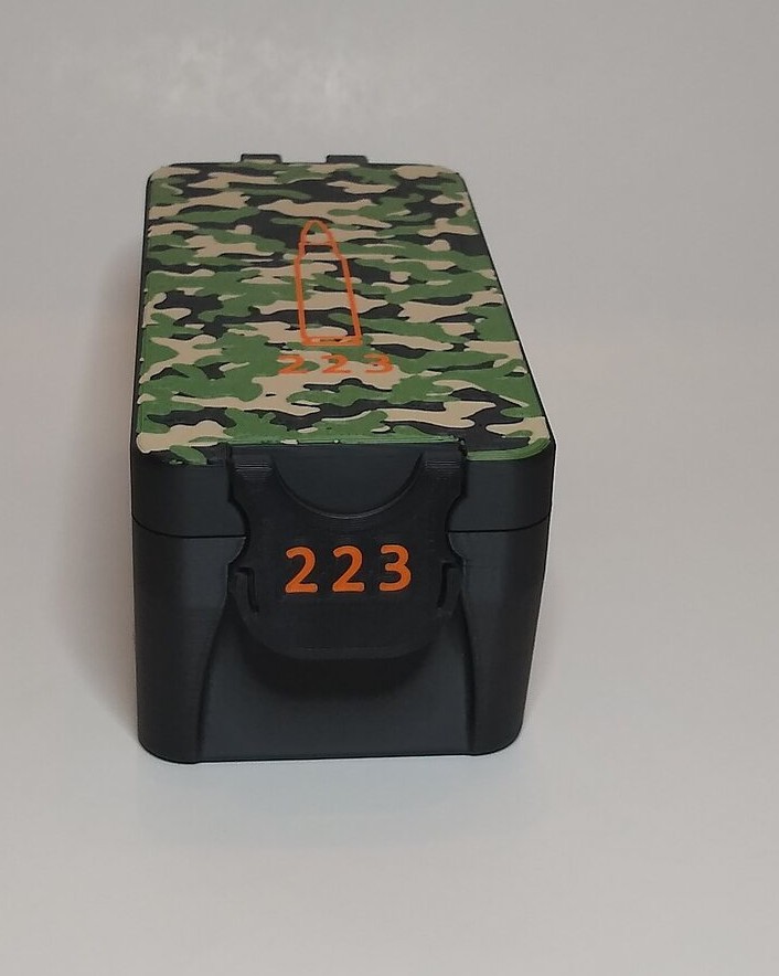 BRT .223 Rem Woodland Camo box closed