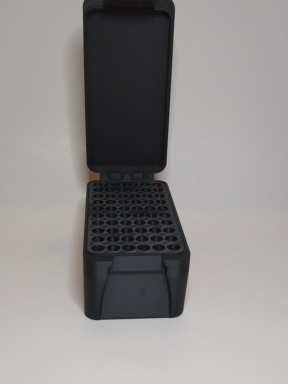 BRT .223 Rem Woodland Camo box open showing fitted insert