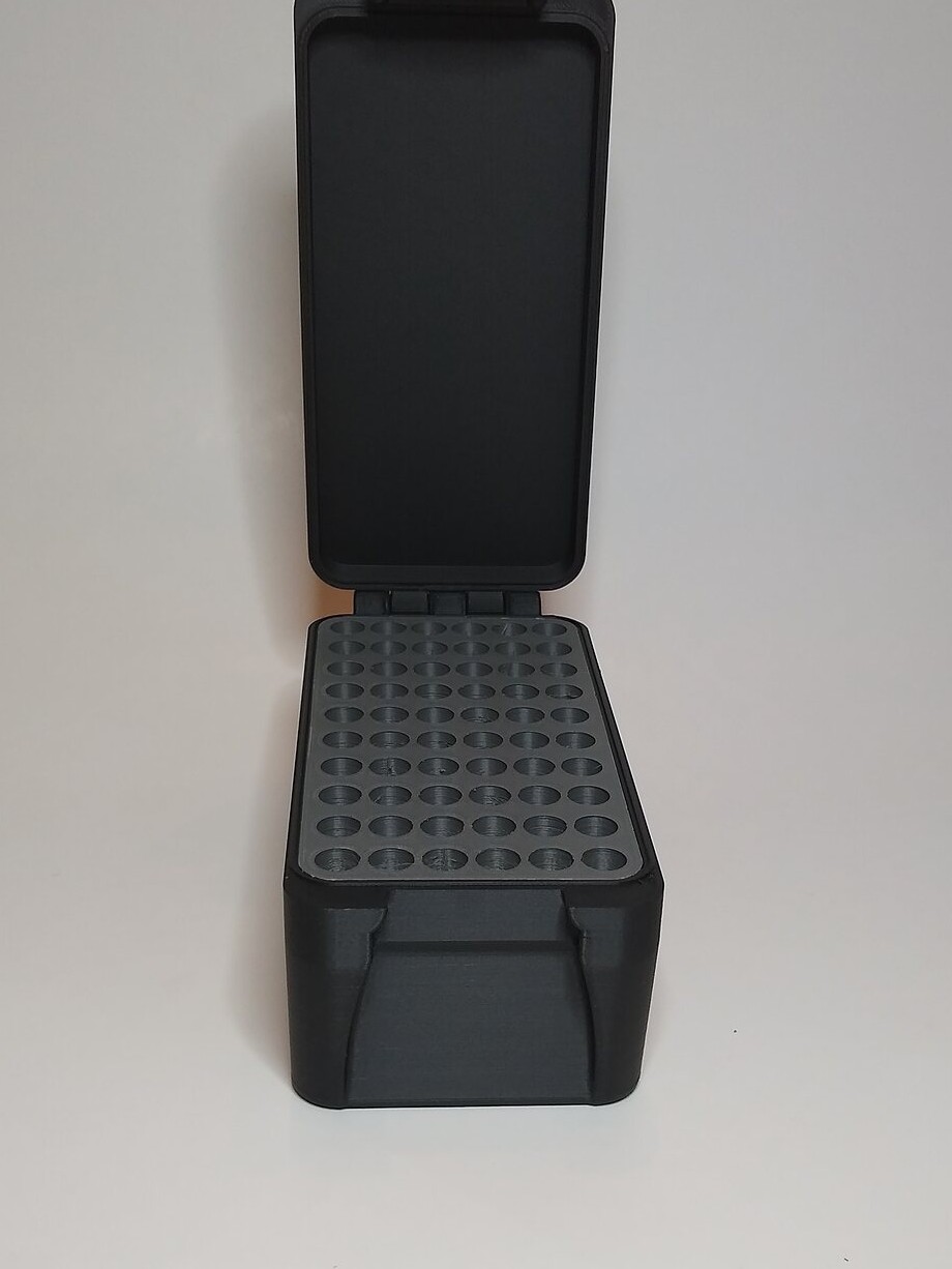 BRT .223 Rem Black / Orange box open showing fitted insert
