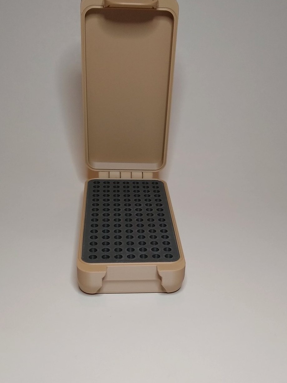 BRT .22 LR FDE box open showing fitted insert