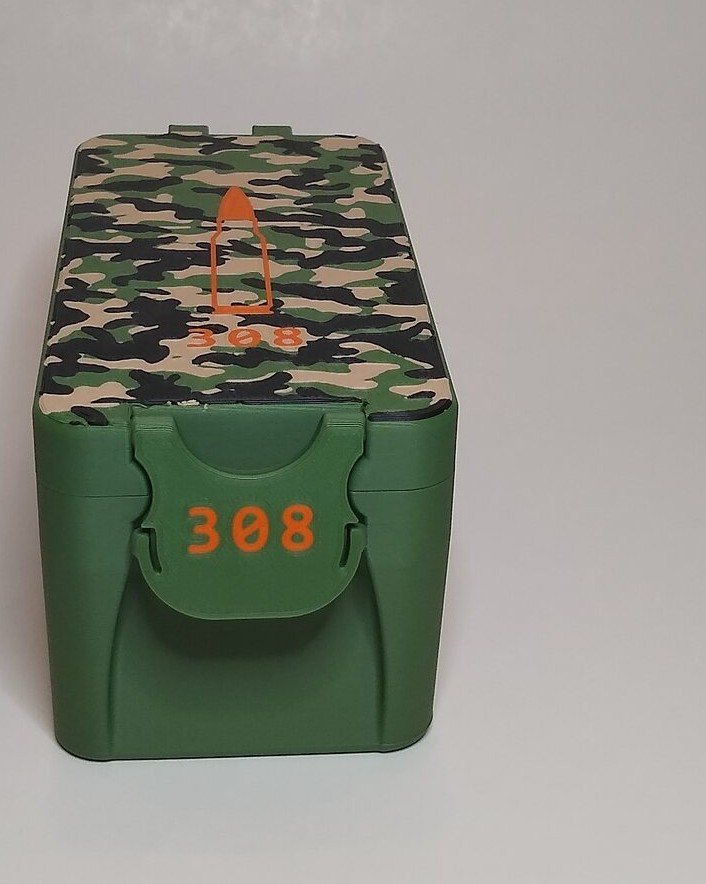 BRT 300 BLK Woodland Camo / OD Base box closed