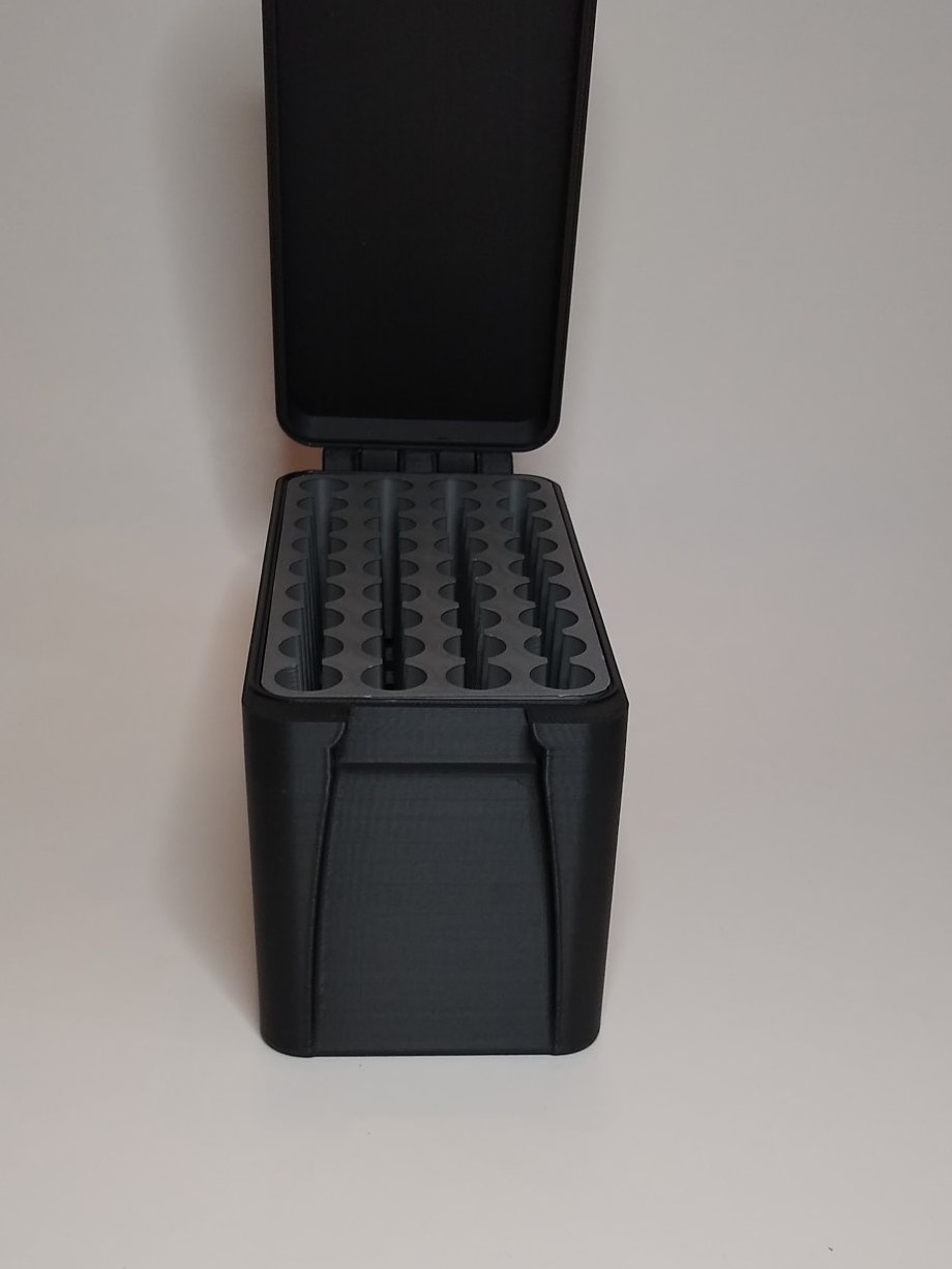 BRT 300 PRC Black / Orange box open showing fitted insert