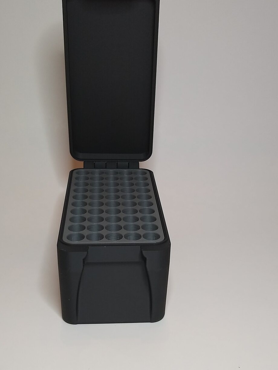BRT .308 Win Black / Orange box open showing fitted insert