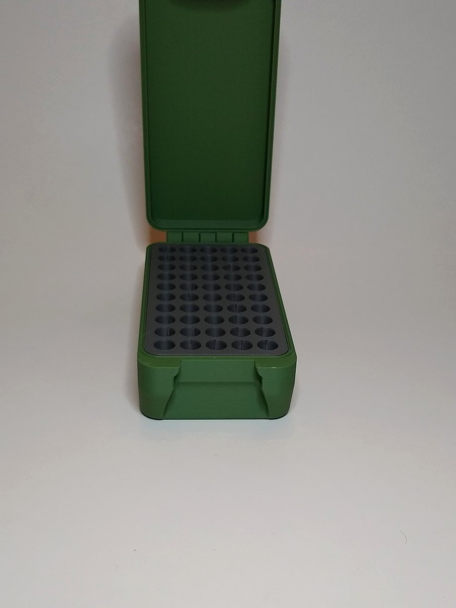 BRT .357 Magnum OD Green box open showing fitted insert