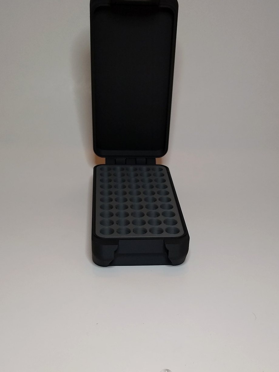 BRT .40 S&W Black / Orange box open showing fitted insert
