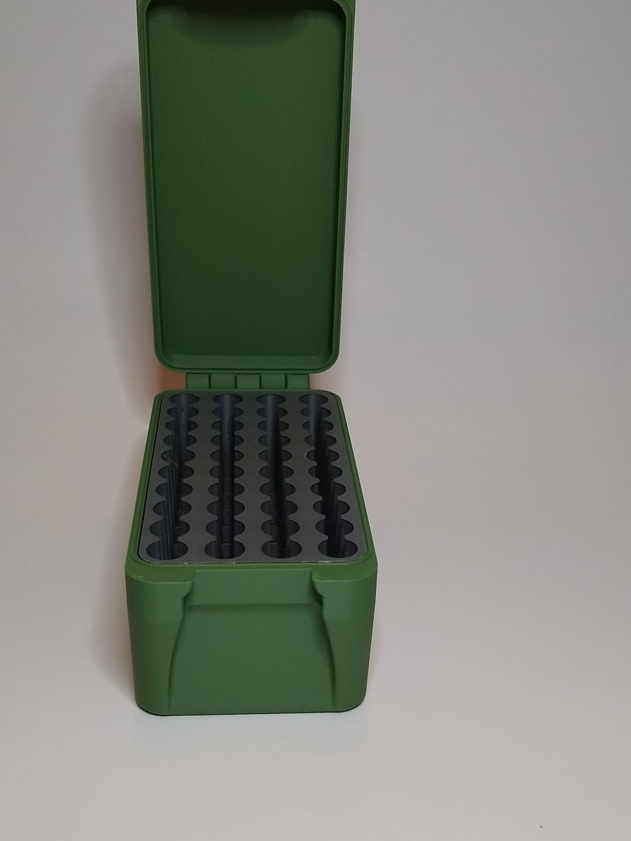 BRT .450 Bushmaster OD Green box open showing fitted insert