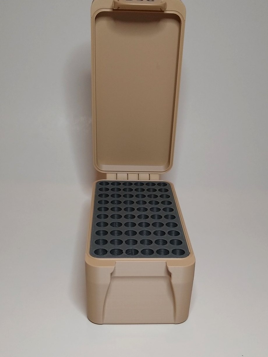 BRT 5.56 NATO FDE box open showing fitted insert
