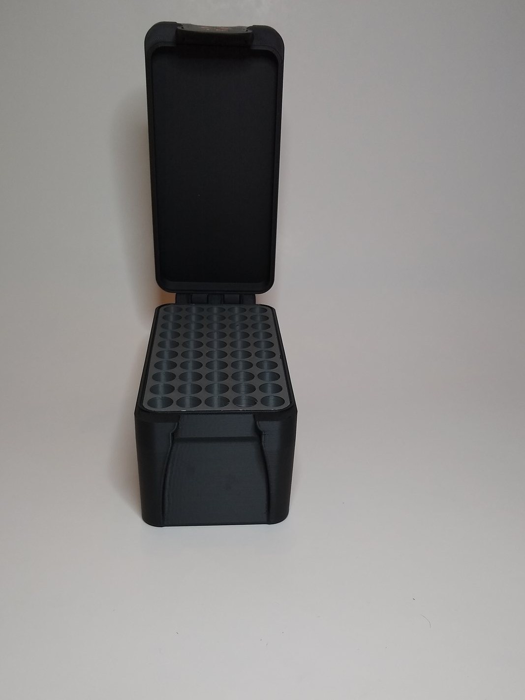 BRT 6.5 Creedmoor Woodland Camo / Black Base box open showing fitted insert