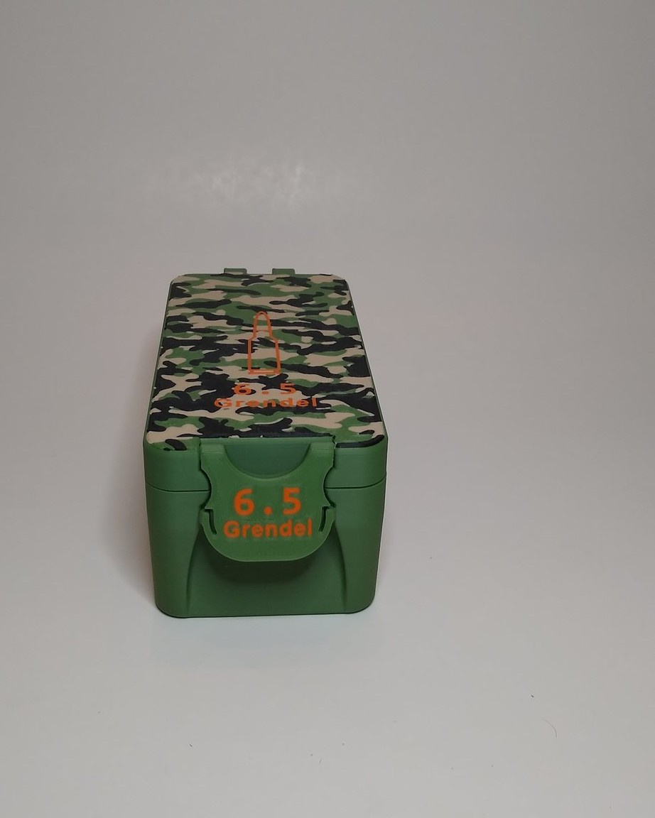 BRT 6.5 Grendel Woodland Camo / OD Base box closed